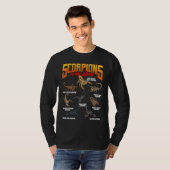 Scorpions Animals of the World Arachnology Animal T-shirt (Voorkant volledig)