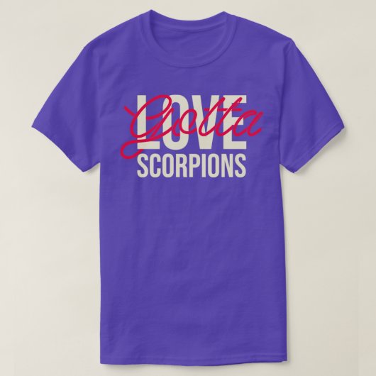 Scorpions-liefhebbers T-shirt (Design voorkant)