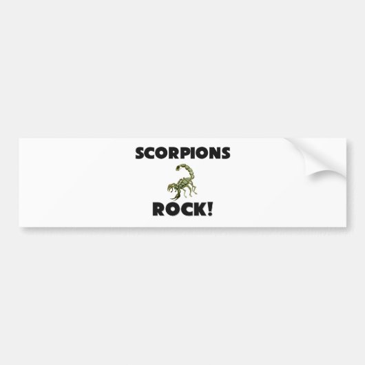 Scorpions Rock Bumpersticker (Voorkant)