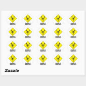 Scorpions Ronde Sticker (Vel)