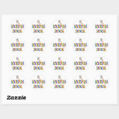 Scorpios Rock Ronde Sticker (Vel)