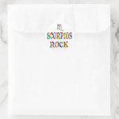 Scorpios Rock Ronde Sticker (Tas)