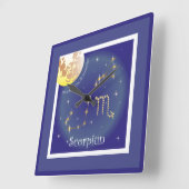 Scorpiun 24 october fin 22 november Uhr Vierkante Klok (Hoek)