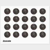 Scorpius Zodiac Graphic Ronde Sticker (Vel)