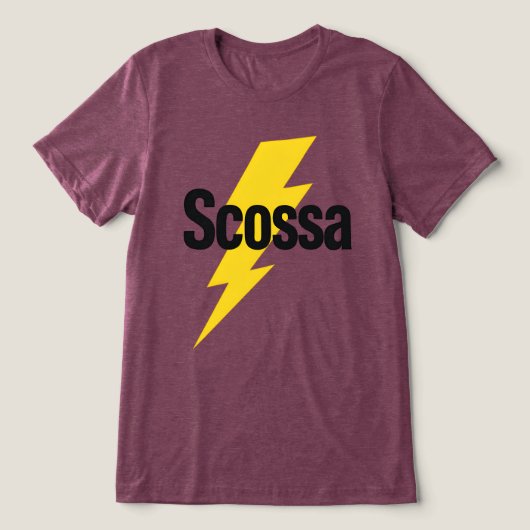 Scossa Tri-Blend Shirt (Design voorkant)