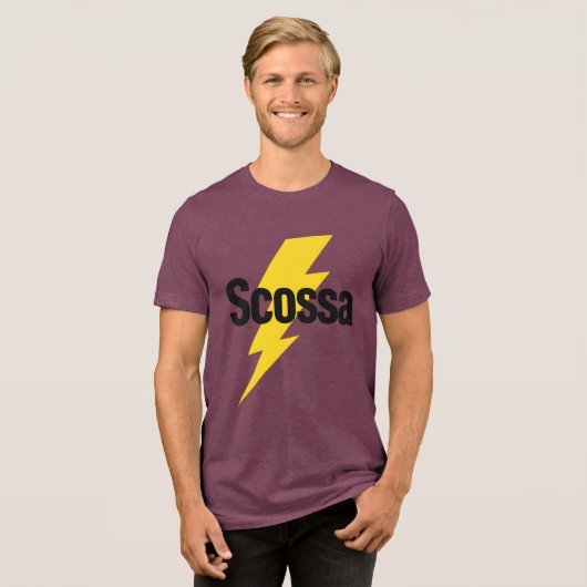Scossa Tri-Blend Shirt (Voorkant volledig)