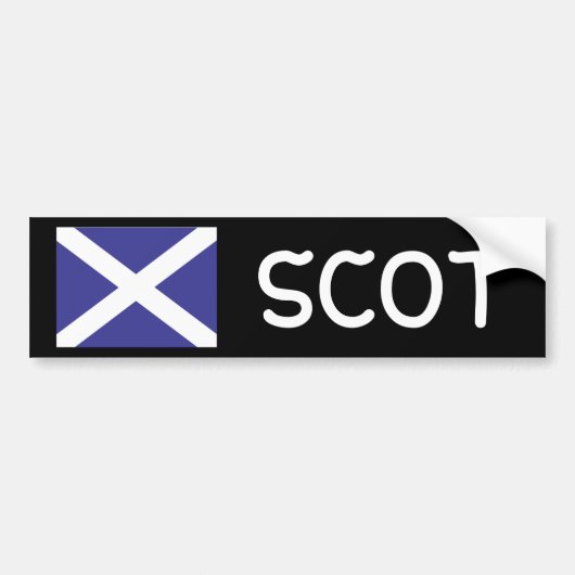 SCOT-Bumpersticker Bumpersticker (Voorkant)