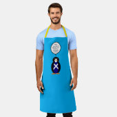 Scot Flag Talking Ms Penguin Gepersonaliseerd Schort (Gedragen)