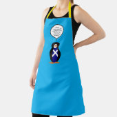 Scot Flag Talking Ms Penguin Gepersonaliseerd Schort (Insitu)
