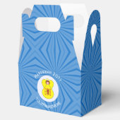 Scot Lion Rampant Angel Hanukkah Flag Personalized Bedankdoosjes (Geopend)