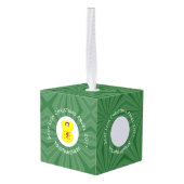 Scot Lion Rampant Angel Kerstvlag Personaliseren Decoratie (Achter hoekig)