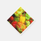 Scotch Bonnet Chili Peppers Servetten (Hoek)