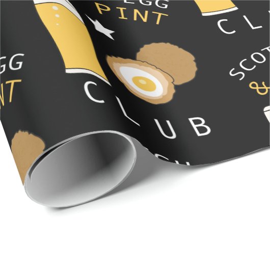 Scotch Egg en een Pint Club Wrapping Paper Cadeaupapier (Rol Hoek)