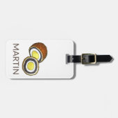 Scotch Egg UK British Food Yorkshire England Bagagelabel (Voorkant horizontaal)