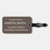 Scotch Egg UK British Food Yorkshire England Bagagelabel (Achterkant horizontaal)