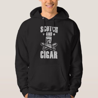 Scotch en sigaar Drinken Bourbon Drink whisky Hoodie