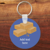 Scotch Fudge is tablet - Traditioneel Schots voeds Sleutelhanger (Voorkant)
