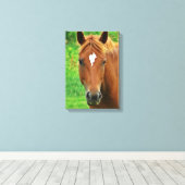 Scotch Head Shot Canvas Afdruk (Insitu (Houten vloer))