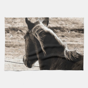 Scotch in Sepia Theedoek