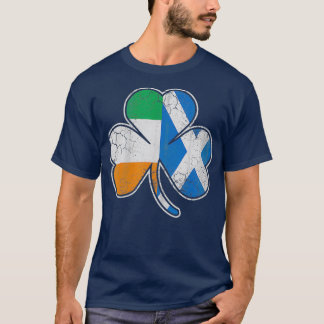 Scotch Irish Shamrock Scottish St Patricks Day T-shirt