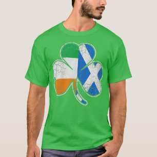 Scotch Irish Shamrock Scottish St Patricks Day T-shirt