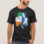 Scotch Irish Shamrock Scottish St Patricks Day T-shirt (Voorkant)