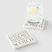 Scotch Laughter Marble Onderzetter (Zijkant)