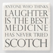 Scotch Laughter Marble Onderzetter (Voorkant)