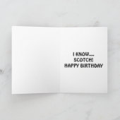 SCOTCH OF HOPSCOTCH-HAPPY BIRTHDAY (IK WEET!) KAART (Binnen)