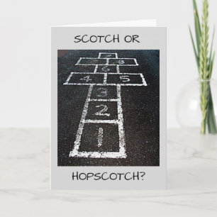 SCOTCH OF HOPSCOTCH-HAPPY BIRTHDAY volwassen pret Kaart