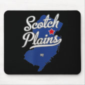 Scotch Plains New Jersey Nj Map Muismat (Voorkant)