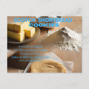 scotch shortbread cookie Briefkaart
