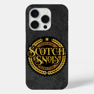 Scotch Snob - grappige whisky drinker iPhone 15 Pro Case