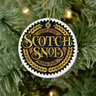 Scotch Snob - grappige whisky drinker Keramisch Ornament