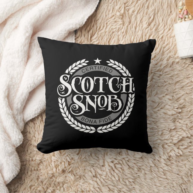 Scotch Snob - grappige whisky drinker Kussen (Deken)