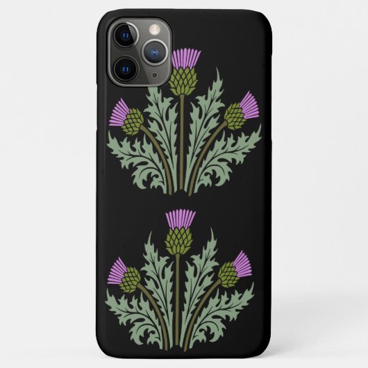 Scotch Thistle Flower iPhone/iPad case (Achterkant)