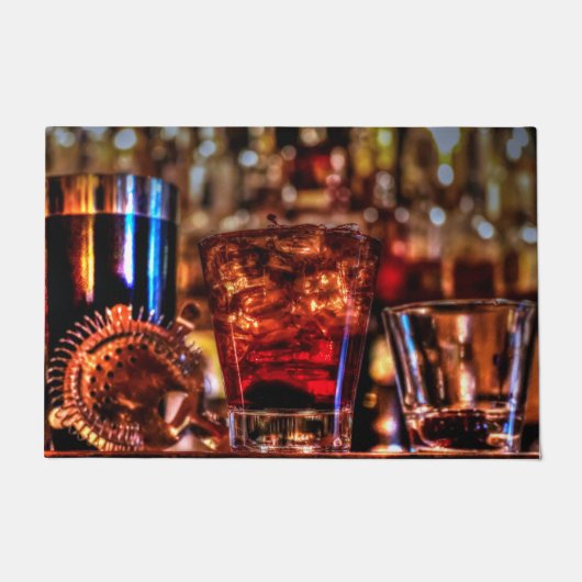 Scotch Whiskey Cocktail Drinken Deurmat (Voorkant)
