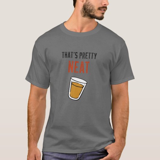 Scotch Whiskey die Neat Old Fashioned is T-shirt (Voorkant)