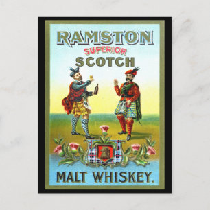  Scotch Whiskey LABEL Briefkaart