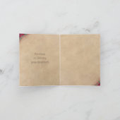 Scotch Whisky Card met jouw tekst en foto Kaart (Binnen)