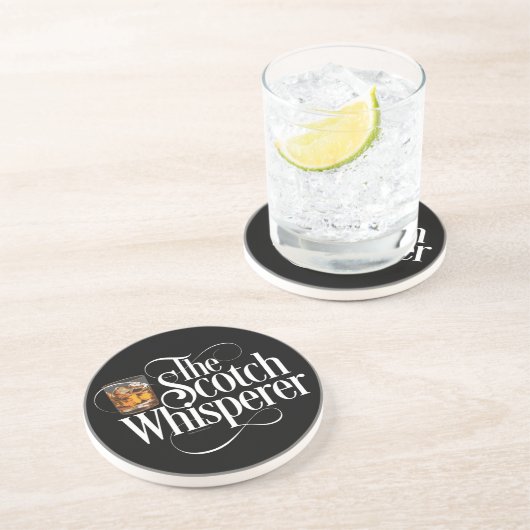 Scotch Whisperer Drink Onderzetter (Zijkant)