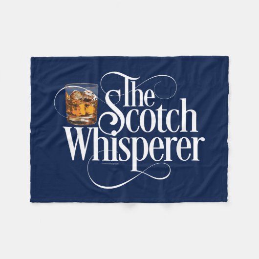 Scotch Whisperer Fleece Blanket Deken (Voorkant (Horizontaal))
