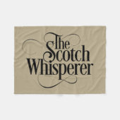 Scotch Whisperer Fleece Deken (Voorkant (Horizontaal))