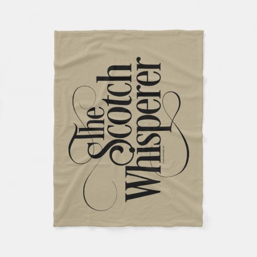 Scotch Whisperer Fleece Deken (Voorkant)