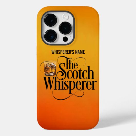 Scotch Whisperer Hoesje-Mate iPhone Case (Achterkant)
