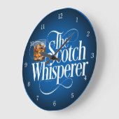 Scotch Whisperer Large Clock Grote Klok (Hoek)