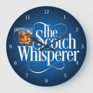 Scotch Whisperer Large Clock Grote Klok