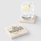 Scotch Whisperer Stenen Onderzetter (Zijkant)