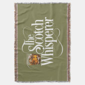 Scotch Whisperer Throw Blanket Deken (Voorkant Verticaal)