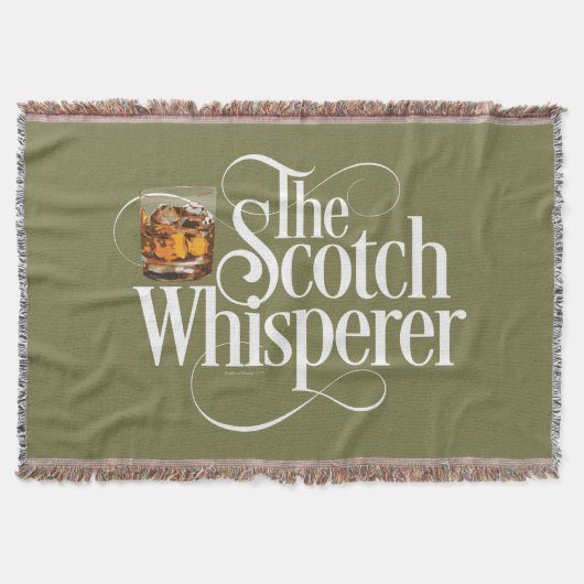 Scotch Whisperer Throw Blanket Deken (Voorkant)